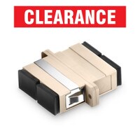 Adaptor SC Duplex MM UPC Beige